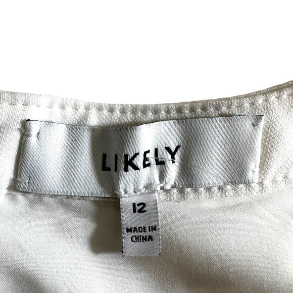 Likely Womens Isadora Cut Out Mini Dress White Size 12 Party Glam Clubwear Event - Picture 11 of 14